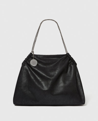 Falabella Drawstring Tote Bag - Black