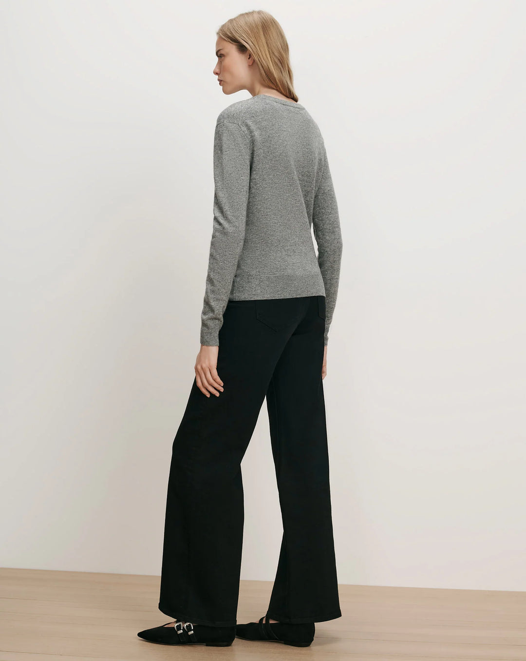 Frankie Brooch Pullover - Grey