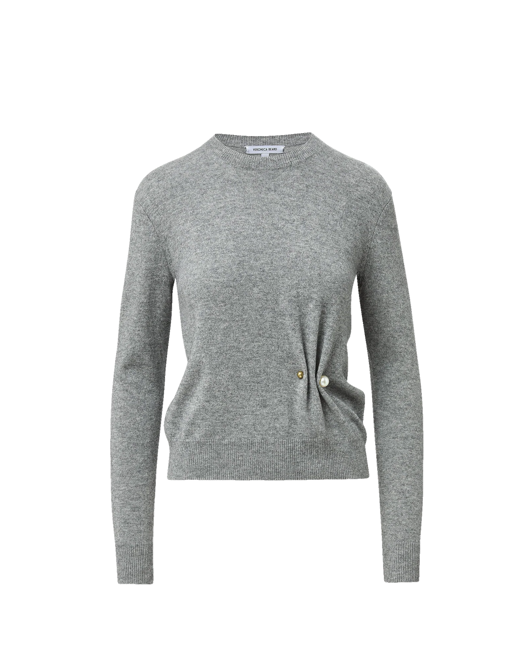 Frankie Brooch Pullover - Grey