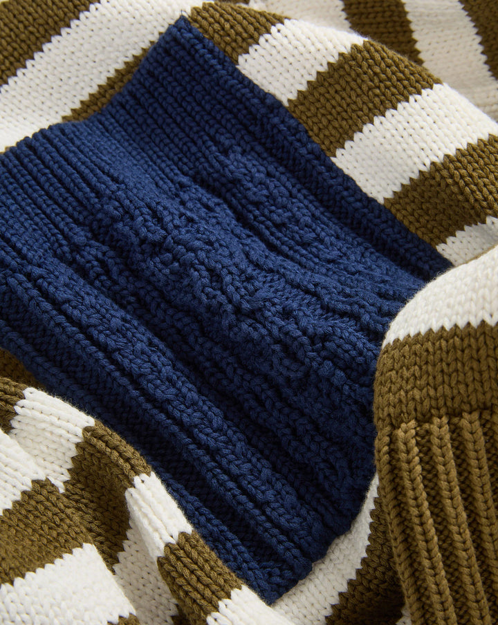 Emile Striped Pullover - Green Multi