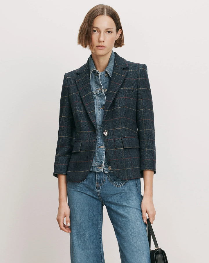 Schoolboy Dickey Jacket - Blue Multi