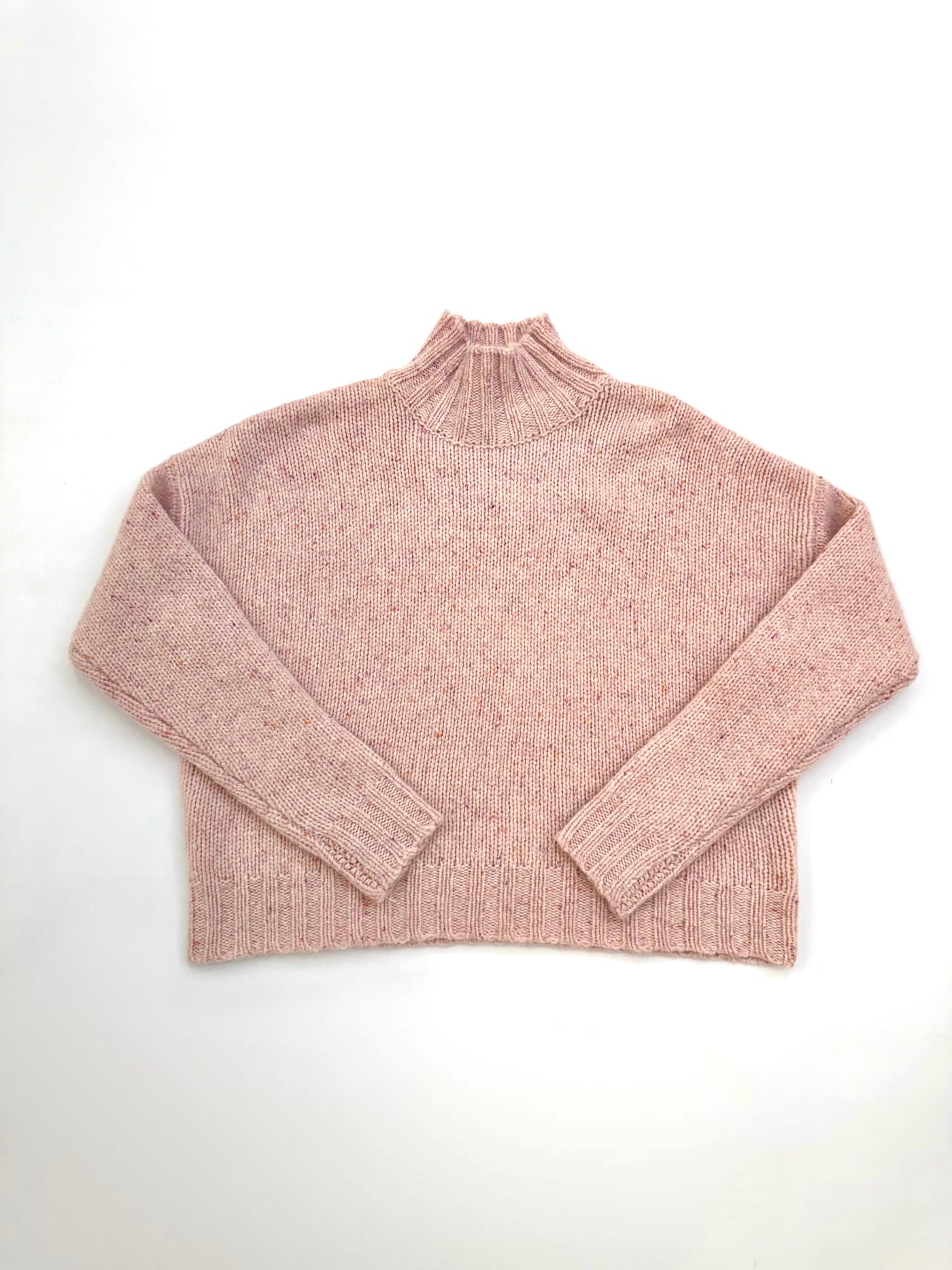 BOXY CHUNKY MOCK TURTLENECK SWEATER - More Colors Available