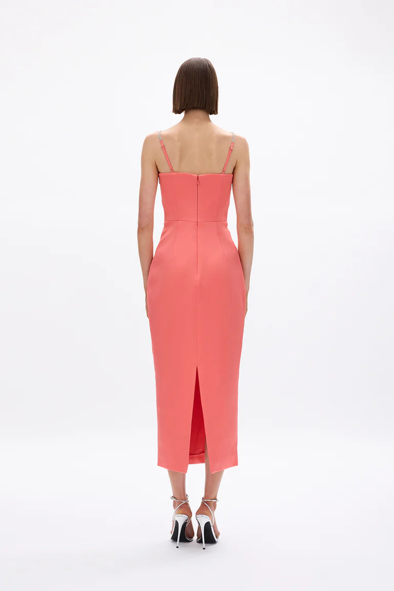 Leora Dress - Coral
