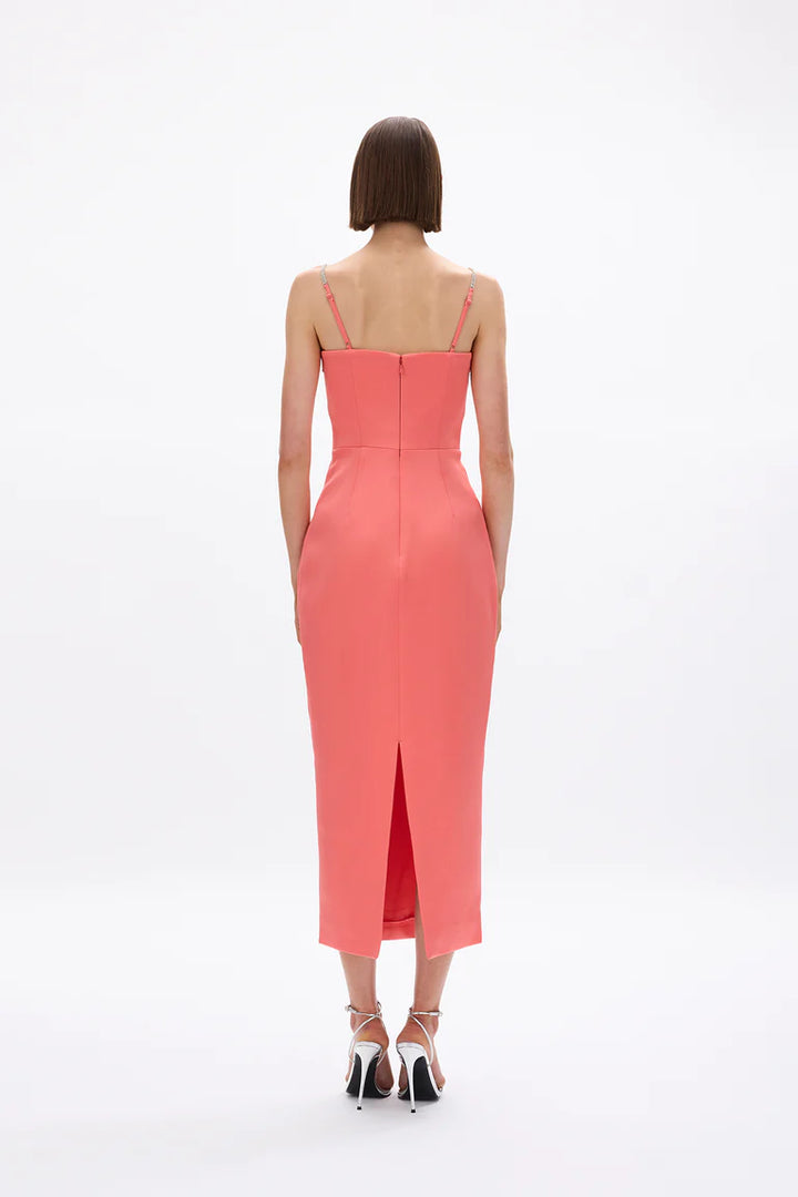 Leora Dress - Coral