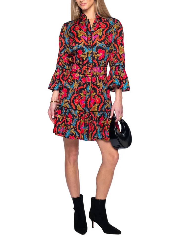 Frances Dress - Pink Multi