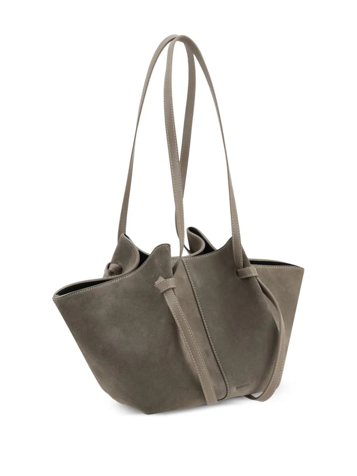 Suede Mochi Tote - Taupe