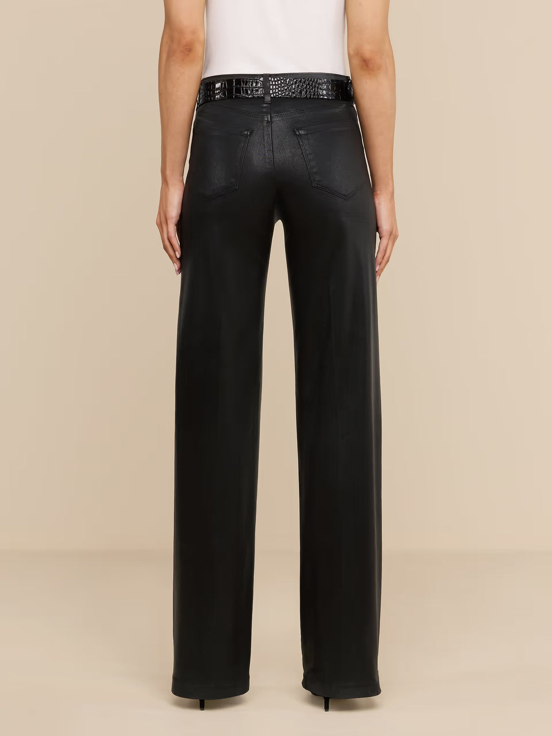 Clayton Wide Leg Pant - Black