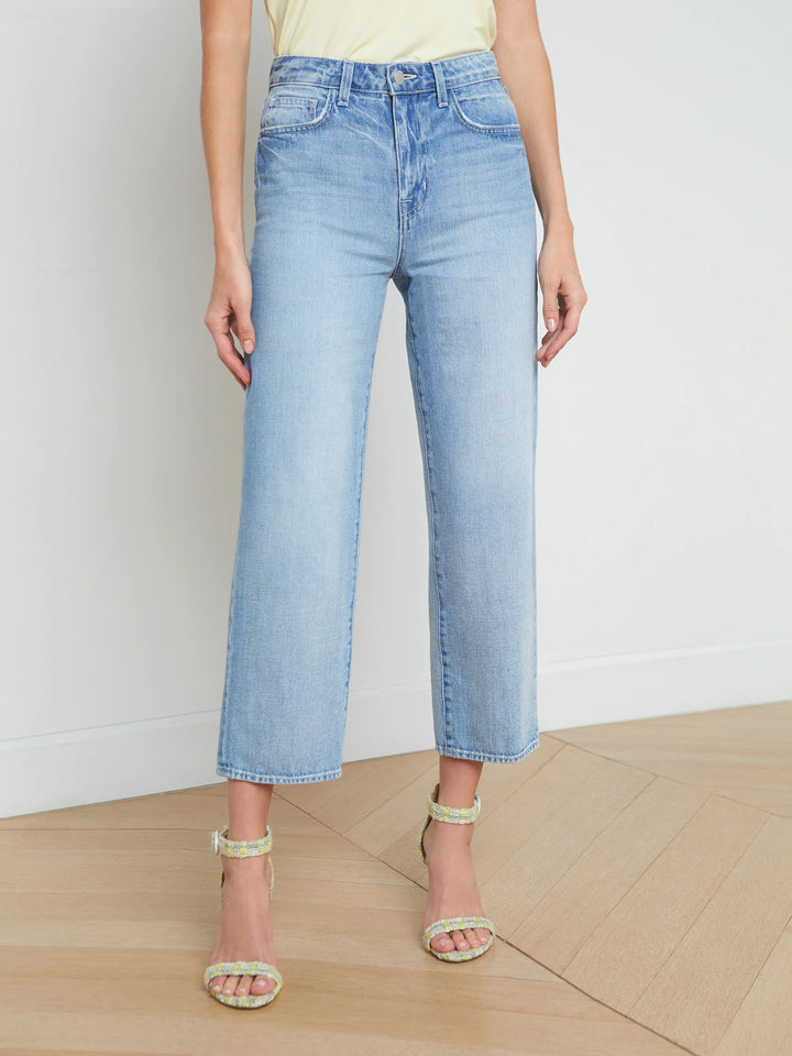 June Cropped Stovepipe Jean - Palisade