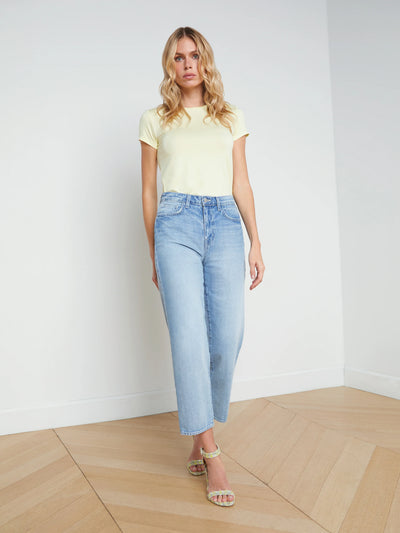 June Cropped Stovepipe Jean - Palisade