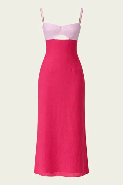 Nara Dress - Red/PInk