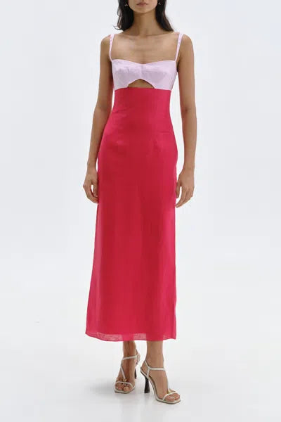 Nara Dress - Red/PInk