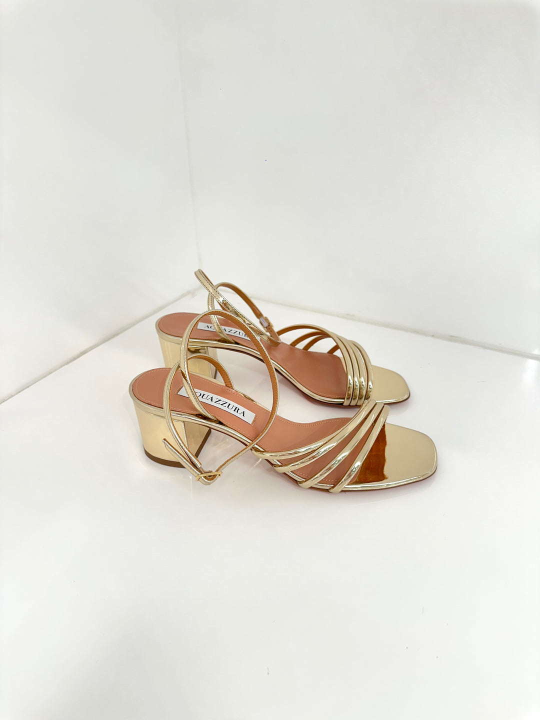 サンダル・ミュール AQUAZZURA FW25 CRYSTAL HOOP MULE 75 (CYPMIDM0 GRV000) Aquazzura Heels, Sandals, and Mules – Coplons