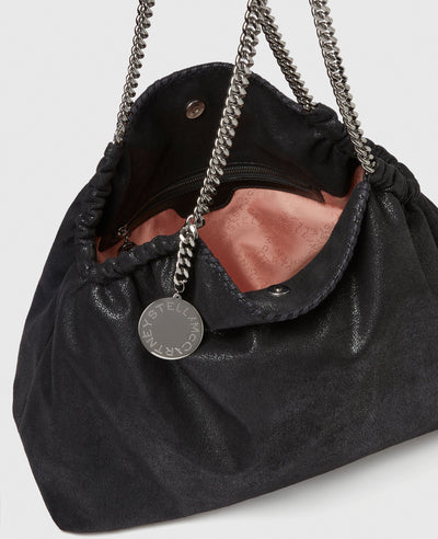 Falabella Drawstring Tote Bag - Black