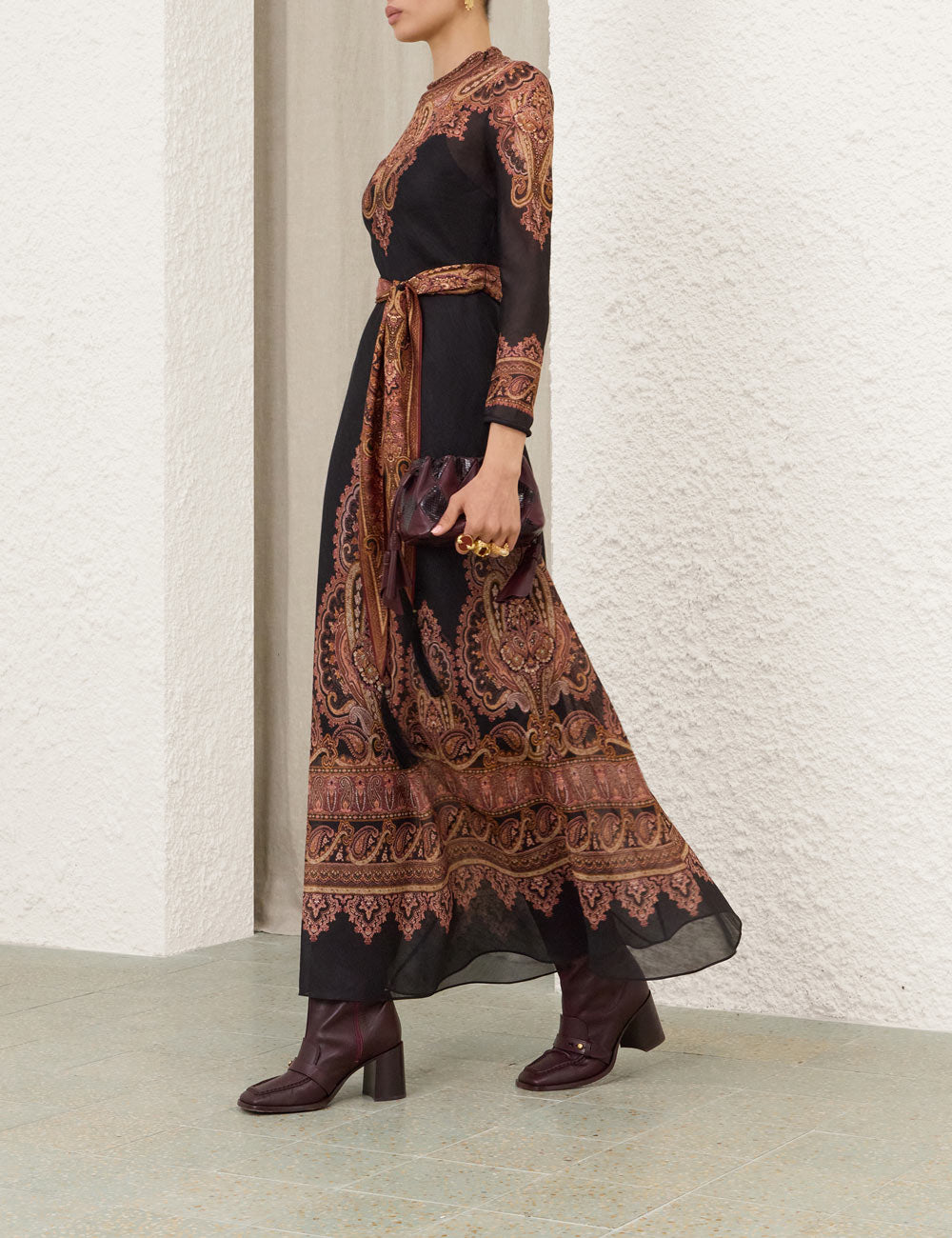 Ascent Sheath Dress - Black Multi