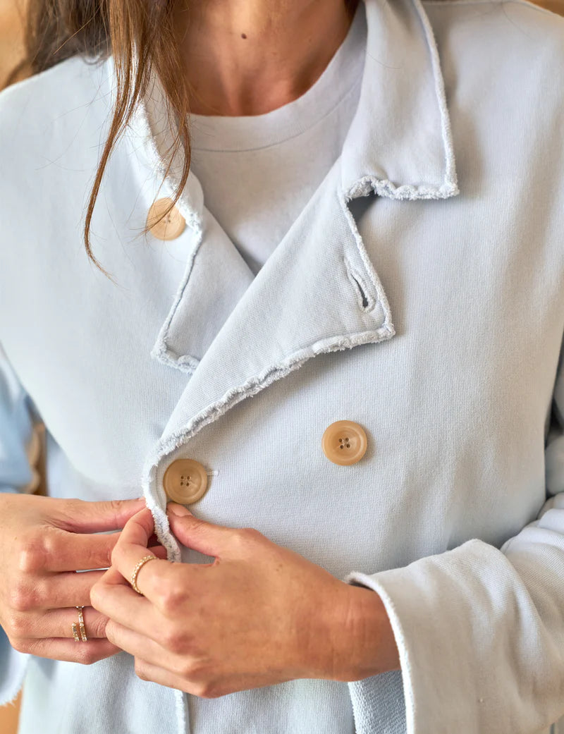 Mini Belfast Cropped Sweatshirt Peacoat - More Colors Available