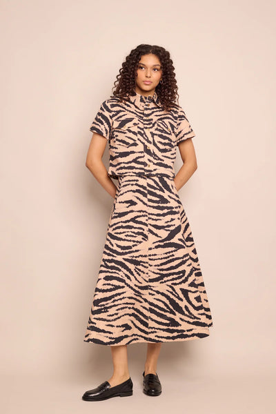AISHA SKIRT - Zebra Blush