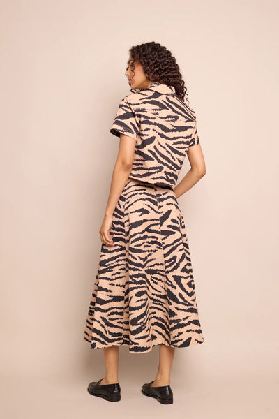 AISHA SKIRT - Zebra Blush