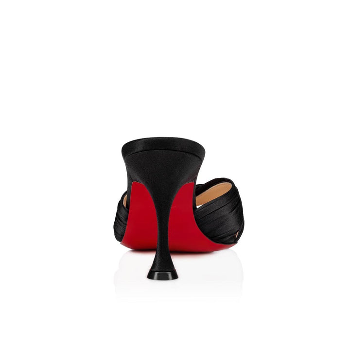 サンダル・ミュール Nicol is Back Nicol is Back - 85 mm Mules - Crepe satin - Black - Women