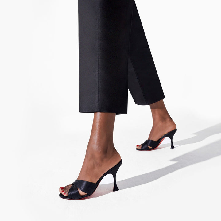 Nicol Is Back Crepe Satin 85mm Sandals - Black – Coplons Nicol Is Back Crepe Satin 85mm Sandals - Black – Coplons
