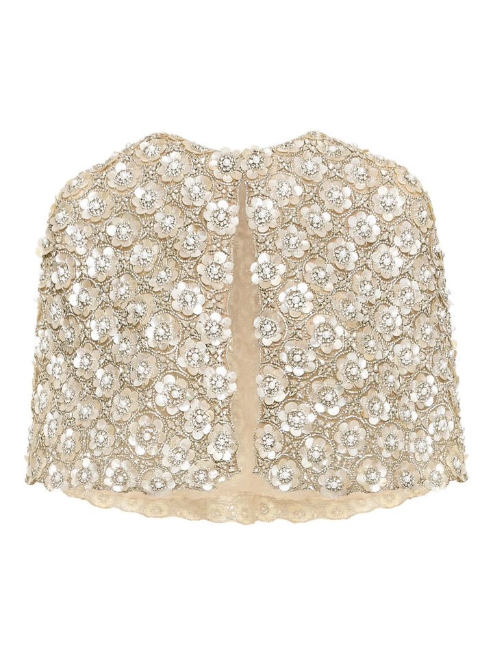 Mother of Pearl Cape - Gold and Pearl