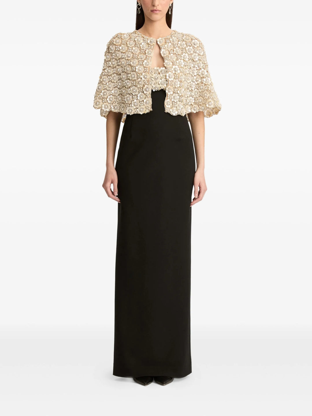 Mother of Pearl Cape - Gold and Pearl