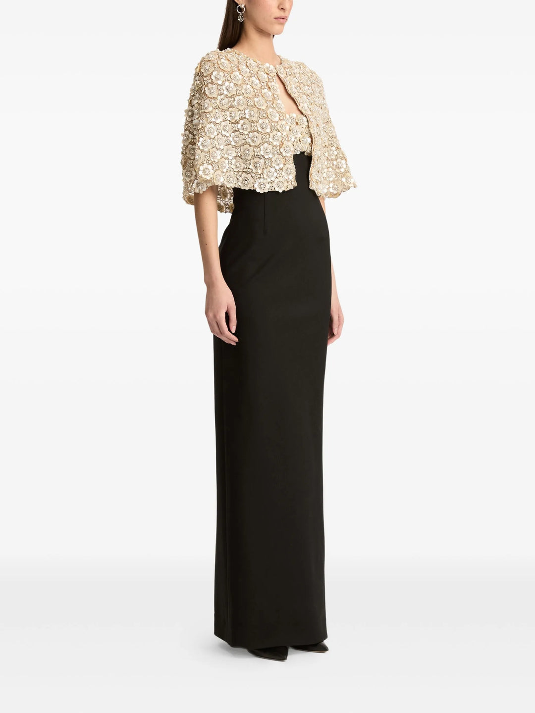 Mother of Pearl Cape - Gold and Pearl