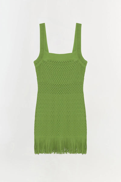 Lyria Knit Mini Dress - Kiwi