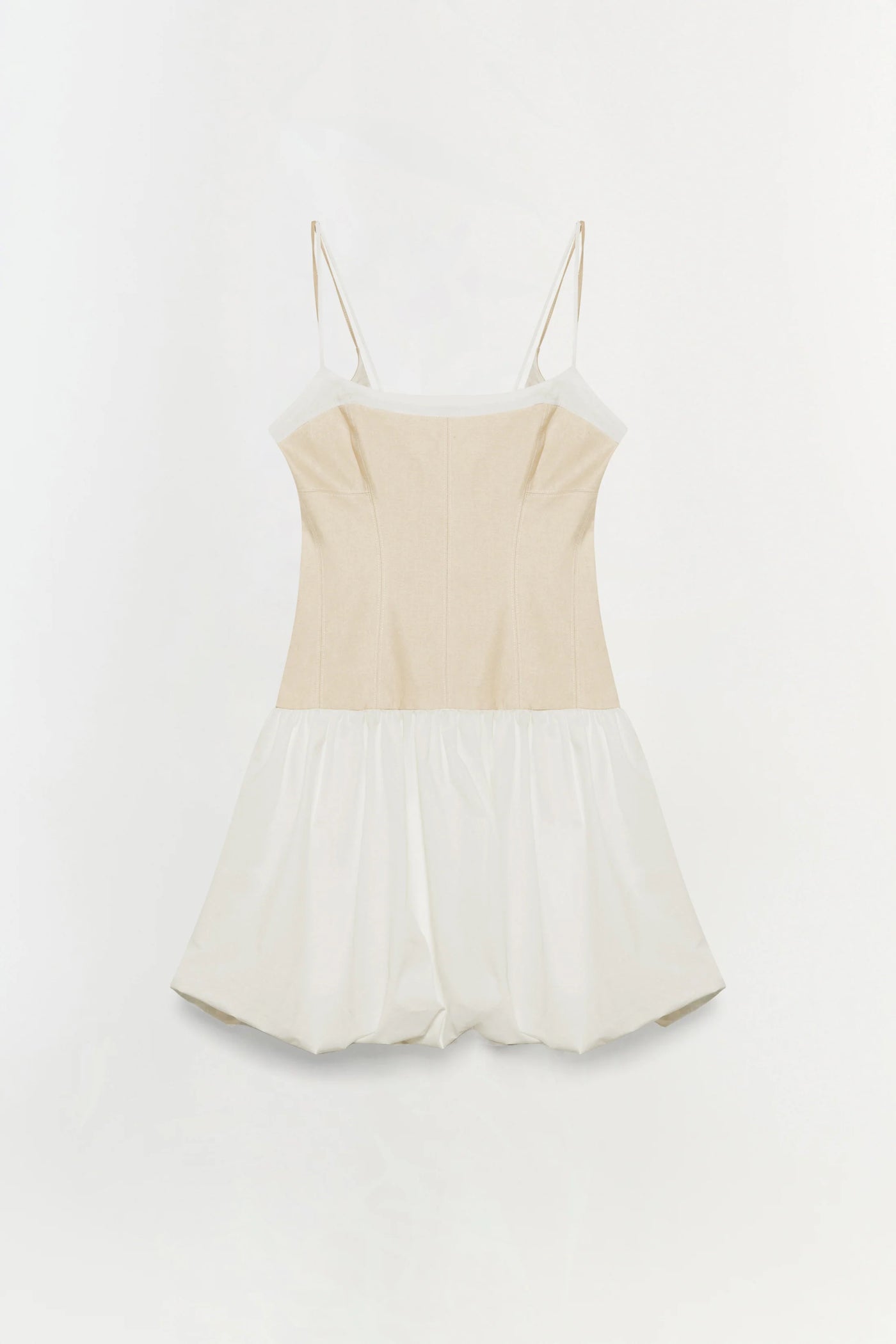 Fifi Cotton Linen Mini Dress - Sand Multi