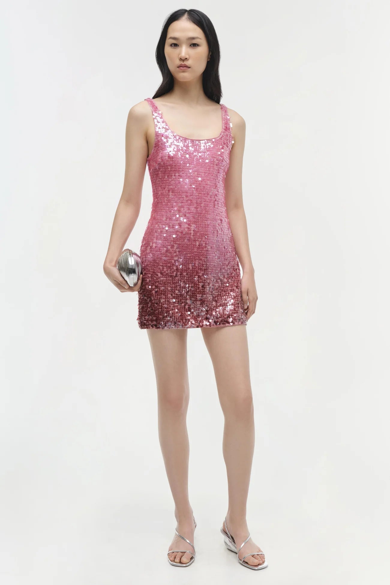 Alayna Sequin Mini Dress - Sorbet Sequin