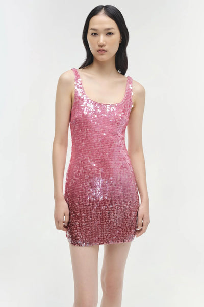 Alayna Sequin Mini Dress - Sorbet Sequin