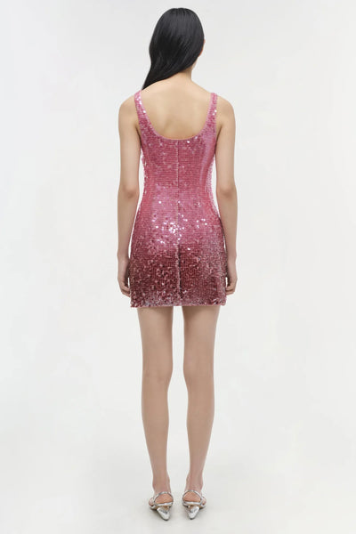 Alayna Sequin Mini Dress - Sorbet Sequin