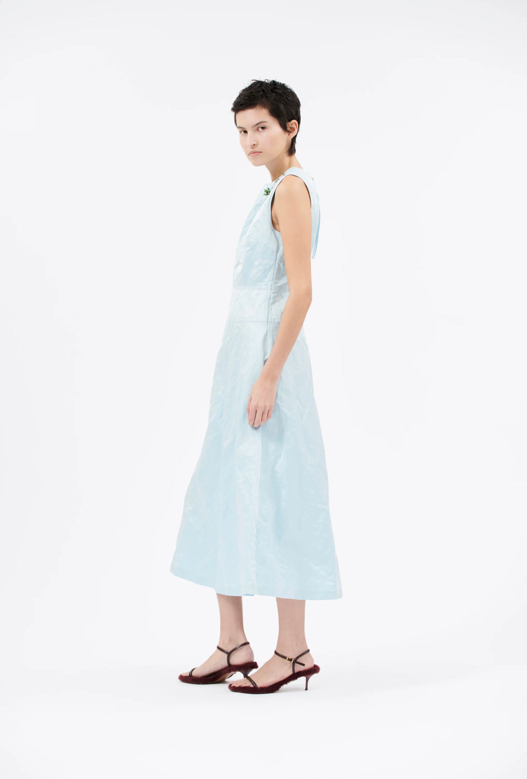 Midi Ciel Dress - Blue Multi