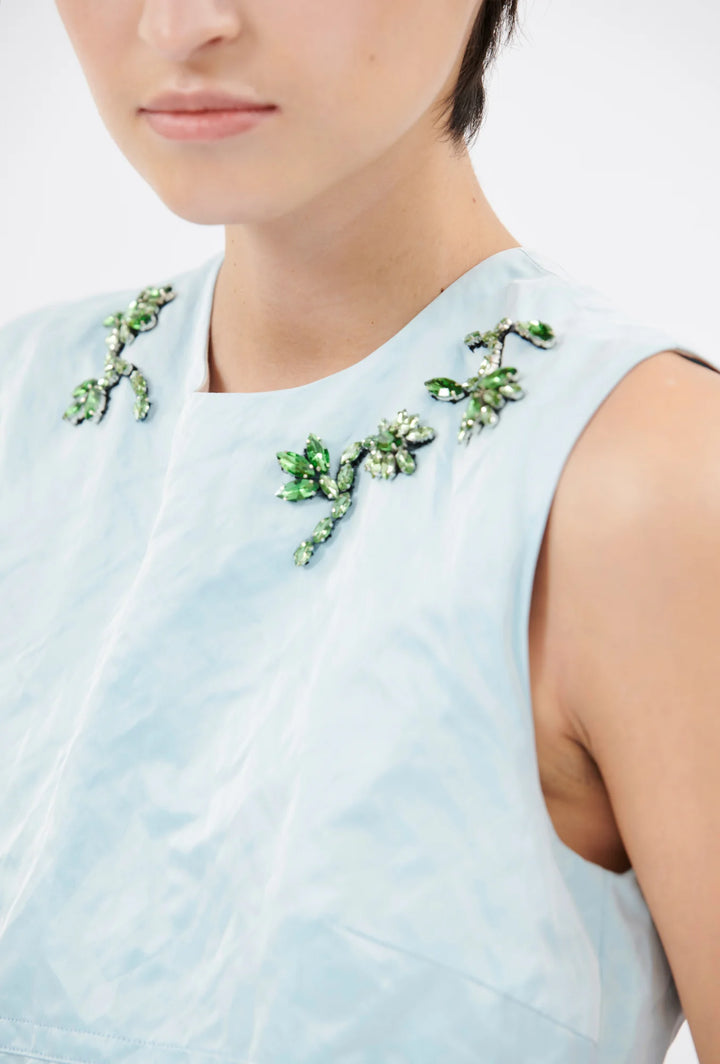 Midi Ciel Dress - Blue Multi