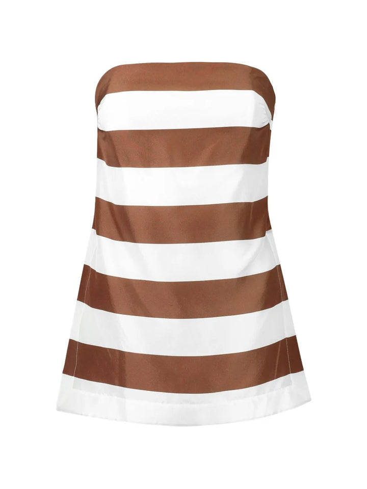 RHETT TOP - Large Saddle Stripe