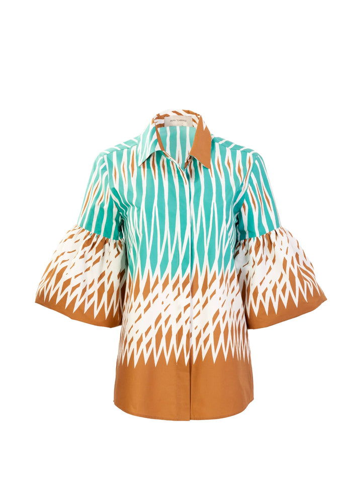 Helina Blouse - Turquoise Multi