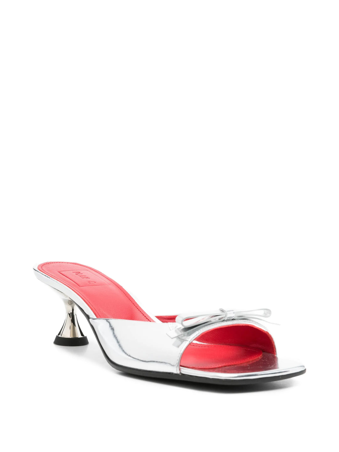 Plan C Bow-Detail Leather Sandals