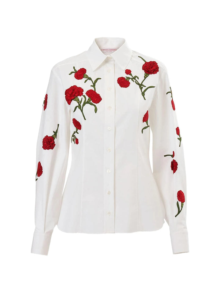 Isabela embroidered blouse - White Multi