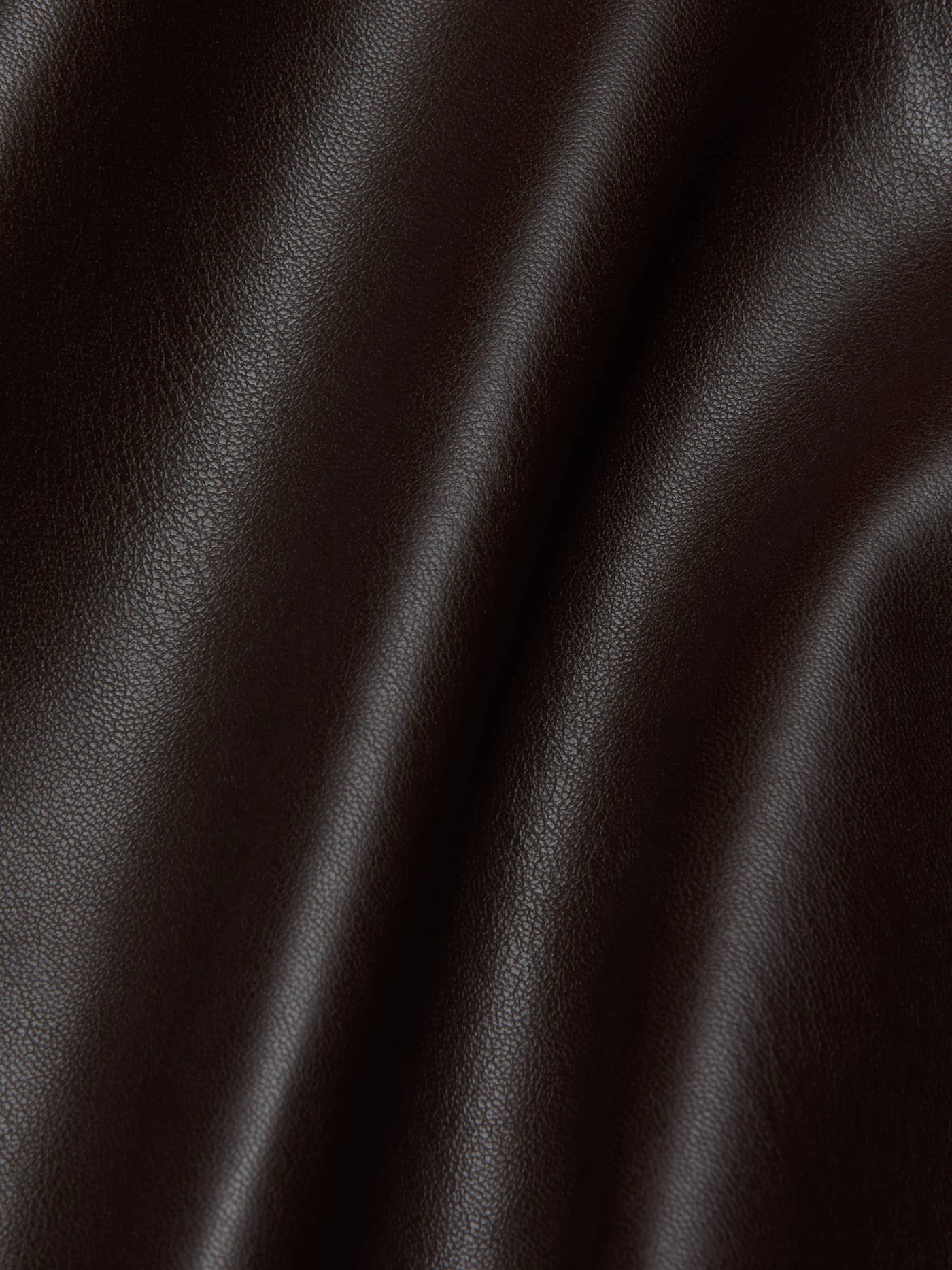 Lilou Vegan Leather Skirt - Coffee Bean