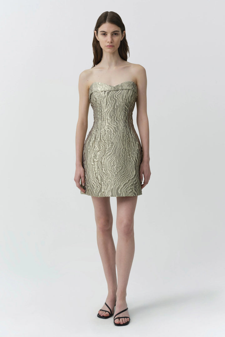 Darcie Mini Dress - Gold