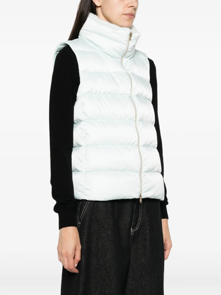 Herno Faux-Fur Collar Puffer Vest