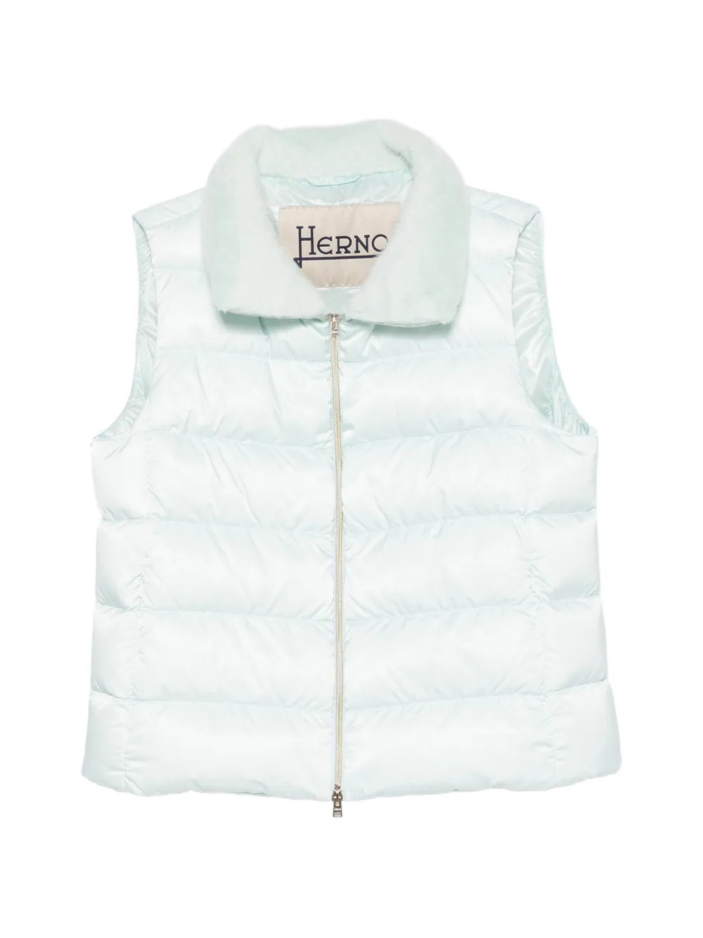 Herno Faux-Fur Collar Puffer Vest