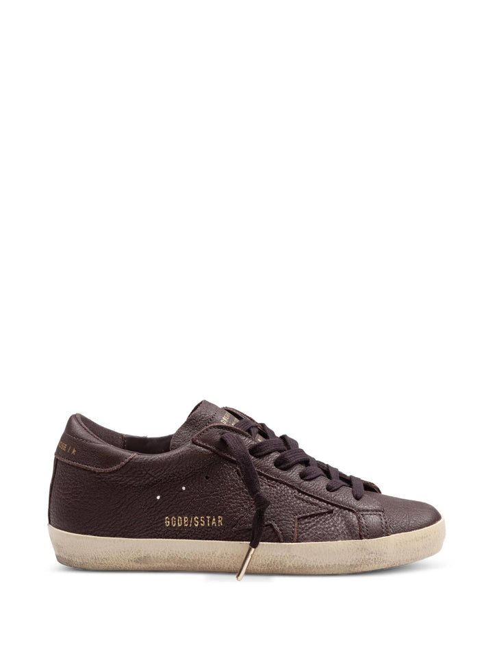 Super-Star leather with tone-on-tone leather star - More Colors Available
