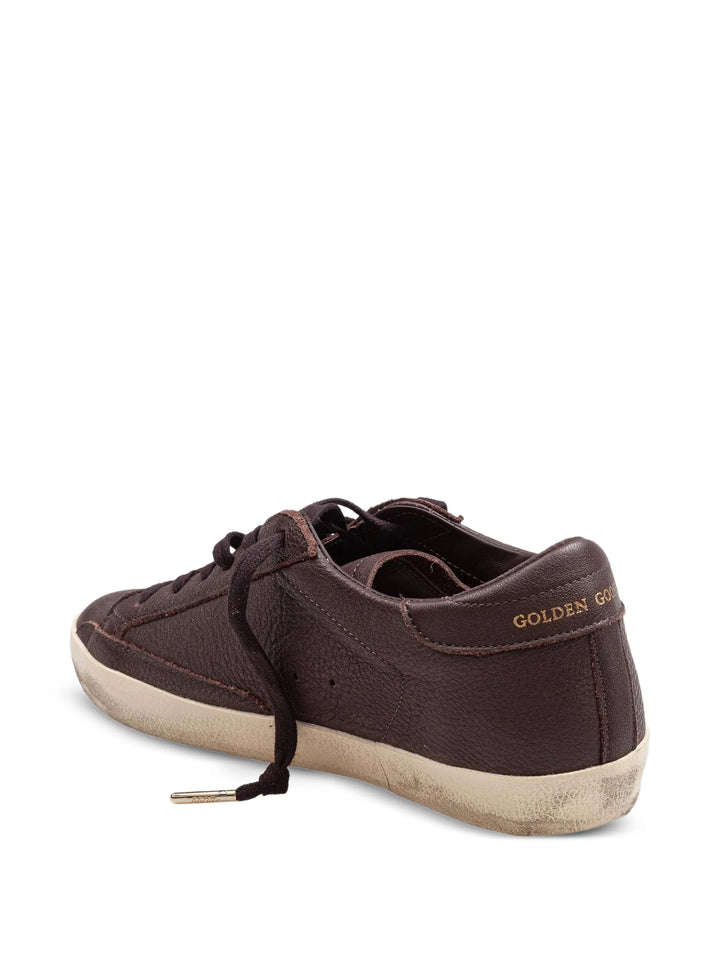 Super-Star leather with tone-on-tone leather star - More Colors Available