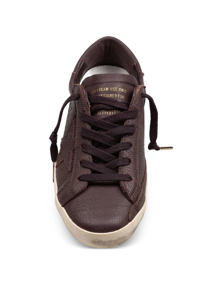 Super-Star leather with tone-on-tone leather star - More Colors Available