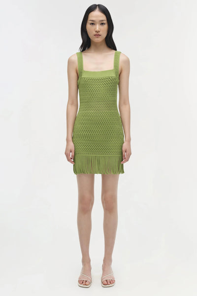 Lyria Knit Mini Dress - Kiwi