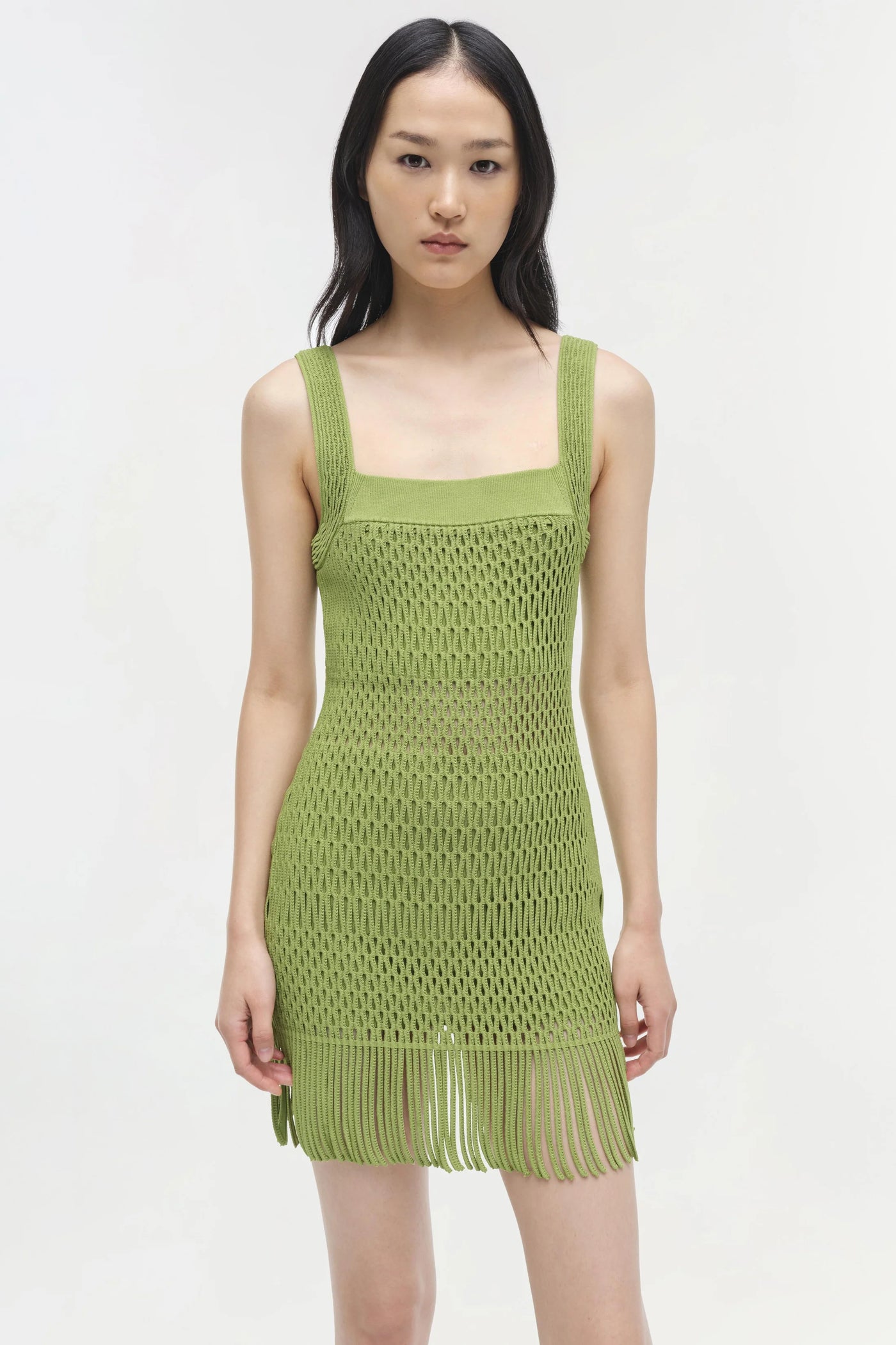 Lyria Knit Mini Dress - Kiwi