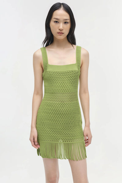 Lyria Knit Mini Dress - Kiwi