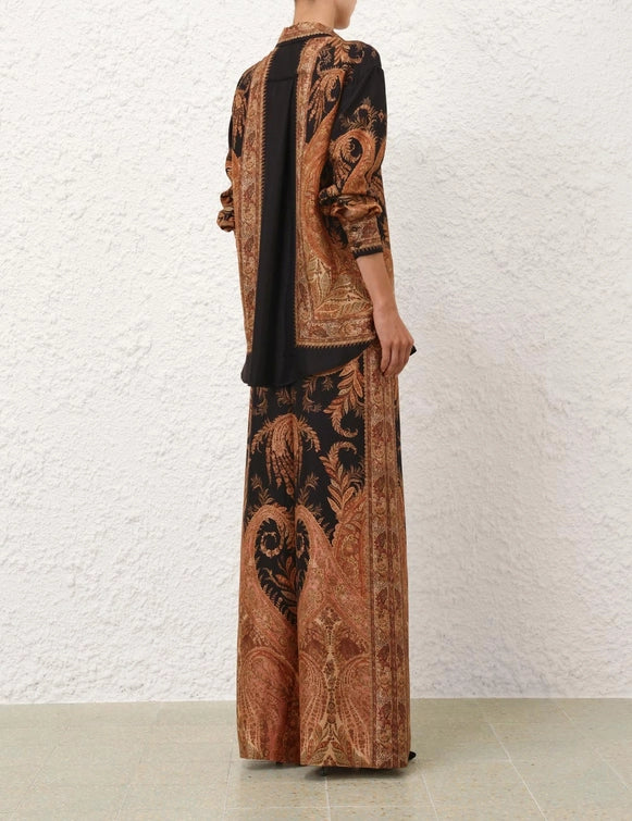 Hypnotic Track Pant - Black Paisley