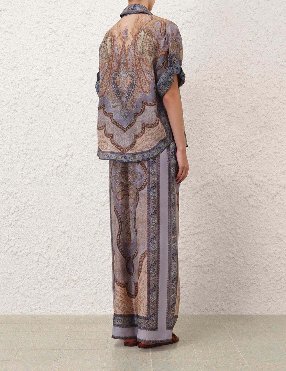 Wanderlust Relaxed Pant - Tapestry Blue Multi