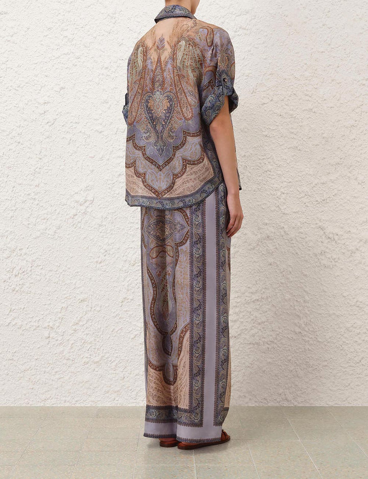 Wanderlust Relaxed Pant - Tapestry Blue Multi